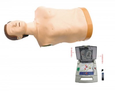 自动体外模拟除颤与CPR模拟人训练组合